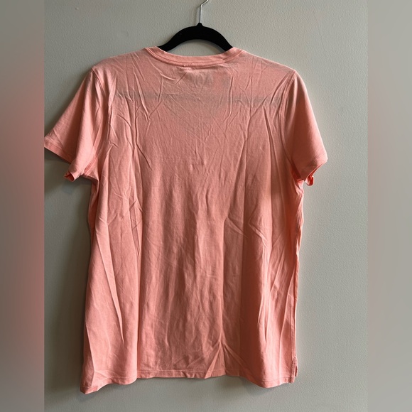 Carhartt Women's Peach V-Neck Tee - Picture 3 of 4